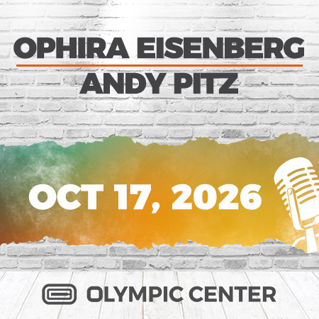 Ophira Eisenberg and Andy Pitz